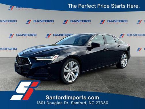 Majestic Black Pearl 2023 Acura TLX Technology