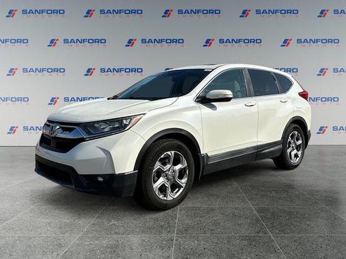 White Diamond Pearl 2018 Honda CR-V EX