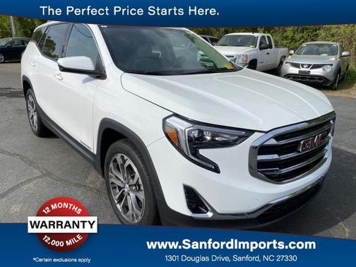 Summit White 2018 GMC Terrain SLT