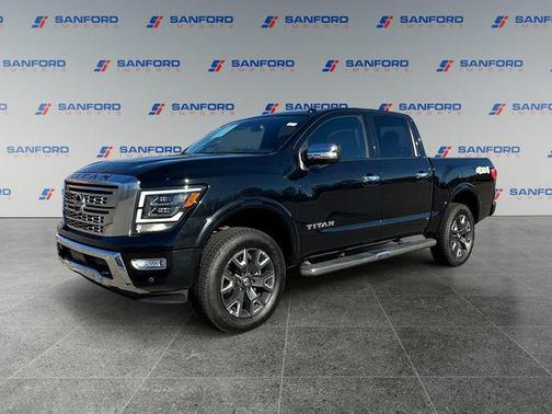 Super Black 2021 Nissan Titan Platinum Reserve