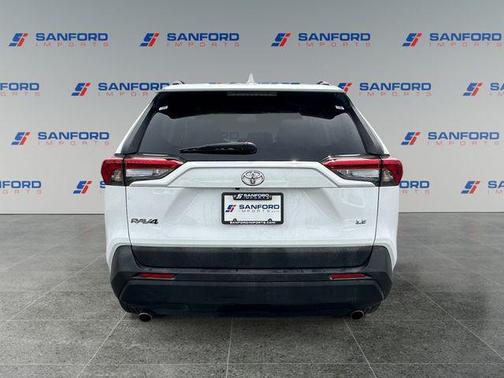 Super White 2020 Toyota RAV4 LE