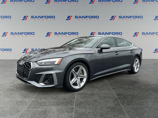 Daytona Gray Metallic 2022 Audi A5 Sportback 45 S Line Premium Plus