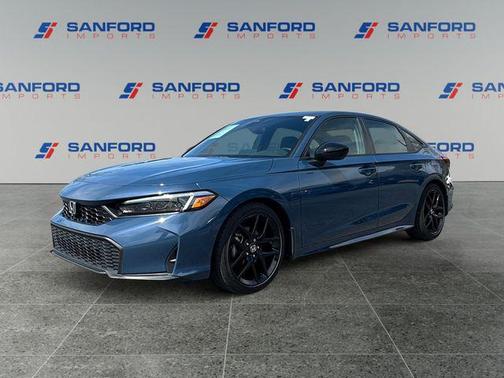 Blue Lagoon Pearl 2025 Honda Civic Sport