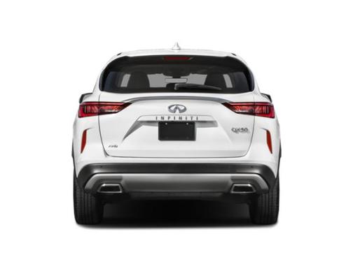 Lunar White 2023 INFINITI QX50 LUXE