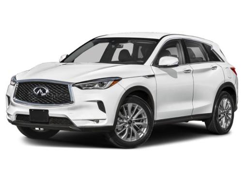 Lunar White 2023 INFINITI QX50 LUXE