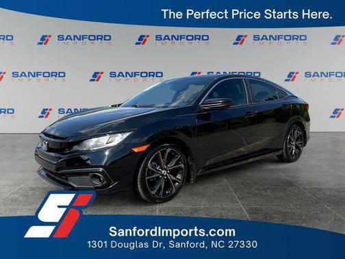 Crystal Black Pearl 2020 Honda Civic Sport
