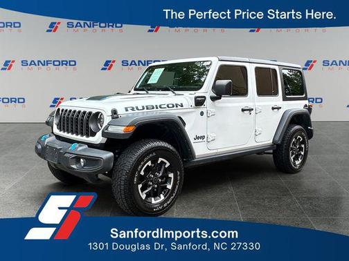 Bright White Clearcoat 2024 Jeep Wrangler 4xe Rubicon