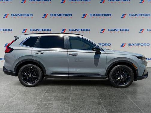Gray 2025 Honda CR-V Hybrid Sport FWD