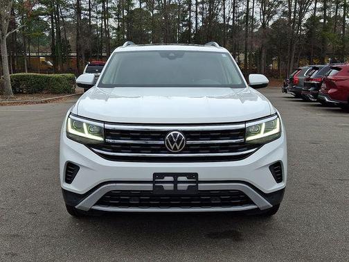 Pure White 2022 Volkswagen Atlas 3.6L SEL
