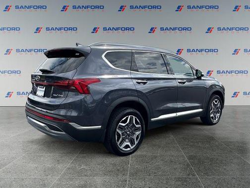 Lagoon Blue 2022 Hyundai SANTA FE HEV SEL Premium