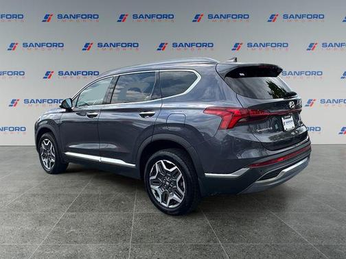 Lagoon Blue 2022 Hyundai SANTA FE HEV SEL Premium