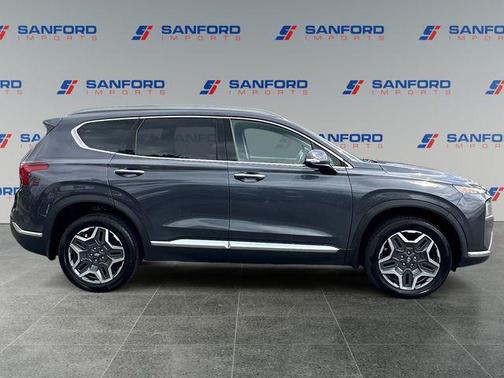 Lagoon Blue 2022 Hyundai SANTA FE HEV SEL Premium