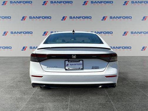 Platinum White Pearl 2024 Honda Accord Hybrid Sport-L