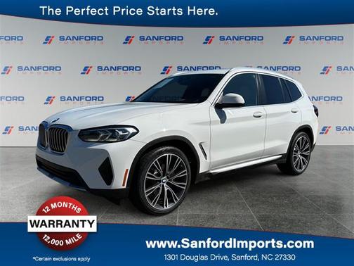 2022 BMW X3 sDrive30i