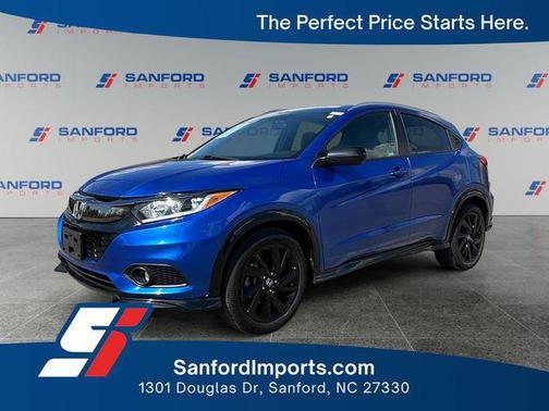 Aegean Blue Metallic 2021 Honda HR-V 2WD Sport