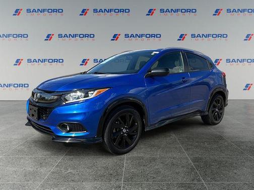 Aegean Blue Metallic 2021 Honda HR-V 2WD Sport