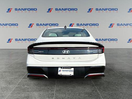 Serenity White 2025 Hyundai SONATA SEL