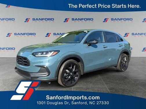 Blue 2025 Honda HR-V 2WD Sport