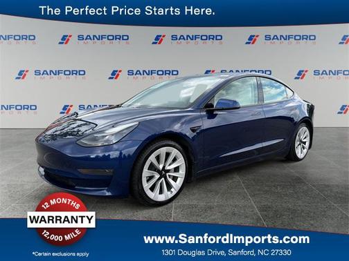 2021 Tesla Model 3 Standard Range Plus