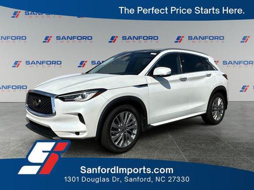Radiant White 2023 INFINITI QX50 LUXE