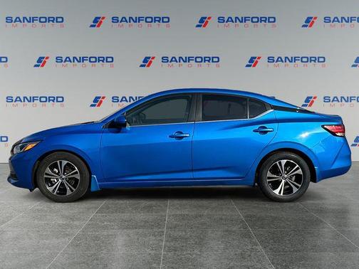 Electric Blue Metallic 2021 Nissan Sentra SV