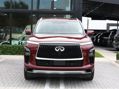 Coulis Red 2025 INFINITI QX80 Luxe