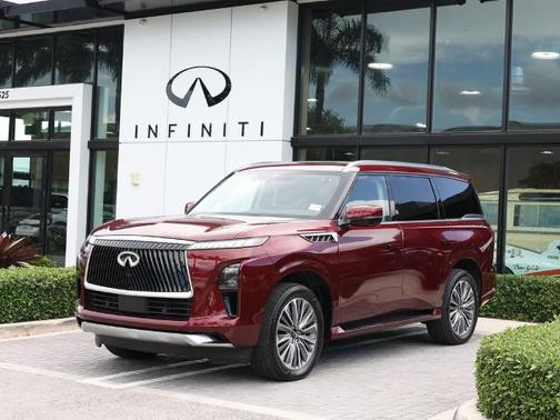 Coulis Red 2025 INFINITI QX80 LUXE