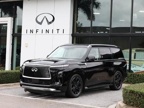 Black Obsidian 2025 INFINITI QX80 LUXE