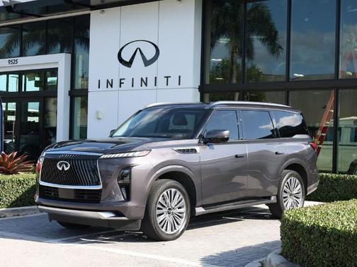 Anthracite Gray 2025 INFINITI QX80 LUXE