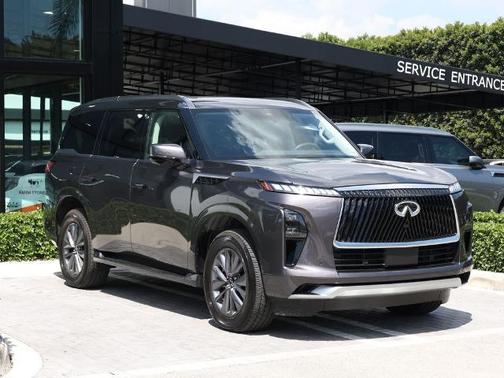 Anthracite Gray 2025 INFINITI QX80 PURE