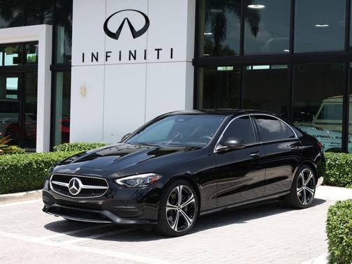 Black 2025 Mercedes-Benz C-Class C 300