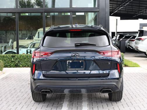 Hermosa Blue 2025 INFINITI QX50 Sport AWD
