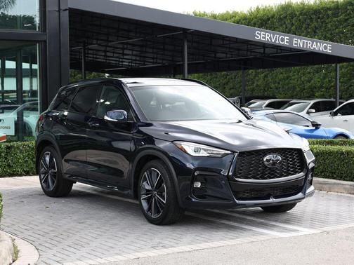 Hermosa Blue 2025 INFINITI QX50 Sport AWD
