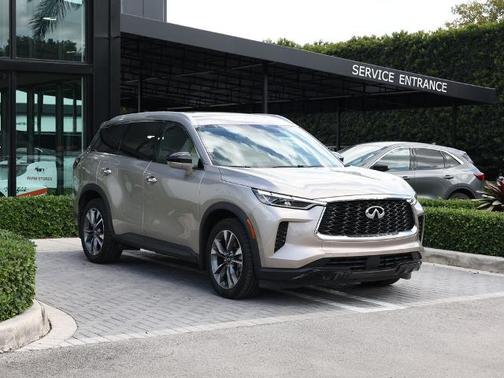 Warm Titanium 2023 INFINITI QX60 LUXE