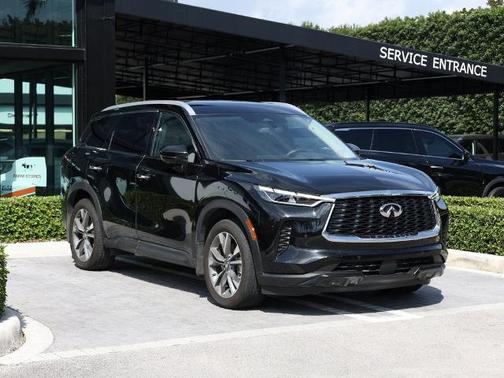 Diamond Black 2025 INFINITI QX60 LUXE