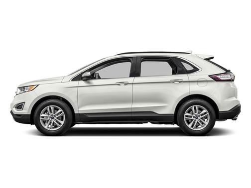 White Platinum Metallic Tri-Coat 2017 Ford Edge SEL