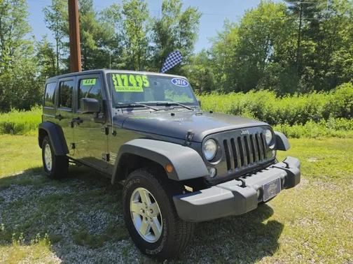 Granite Crystal Metallic Clearcoat 2016 Jeep Wrangler Unlimited Sport
