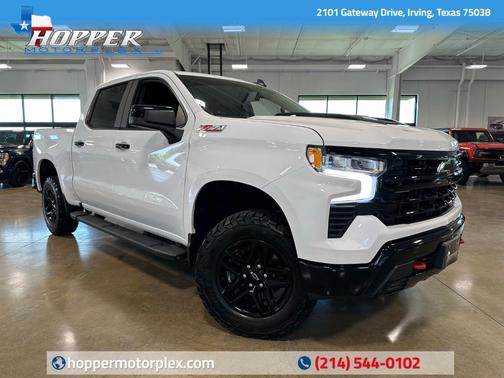 Summit White 2024 Chevrolet Silverado 1500 LT Trail Boss Truck