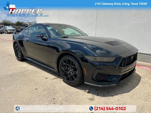 Shadow Black 2025 Ford Mustang GT Premium