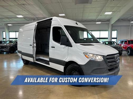 White 2022 Mercedes-Benz Sprinter 2500 170 WB HIGH ROOF Cargo Van