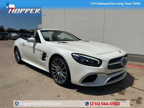White 2020 Mercedes-Benz SL 550 Base