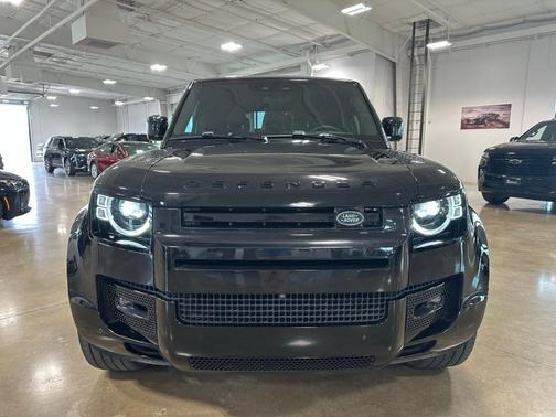 Santorini Black 2025 Land Rover Defender P400 X