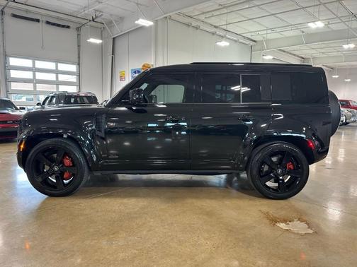 Santorini Black 2025 Land Rover Defender P400 X
