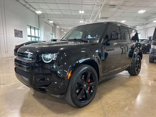 Santorini Black 2025 Land Rover Defender P400 X