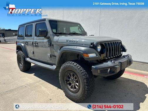 Sting Gray Clearcoat 2022 Jeep Wrangler Unlimited Sport SUV