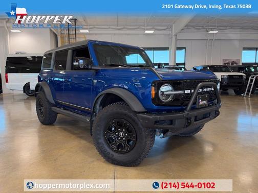 Lightning Blue Metallic 2021 Ford Bronco First Edition