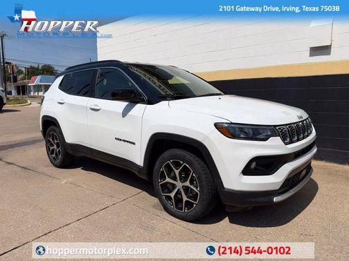 Bright White Clearcoat 2024 Jeep Compass Limited