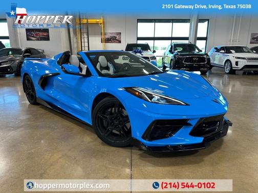 Rapid Blue 2021 Chevrolet Corvette Stingray w/2LT
