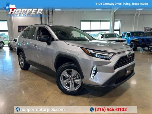 Silver Sky Metallic 2025 Toyota RAV4 Hybrid LE
