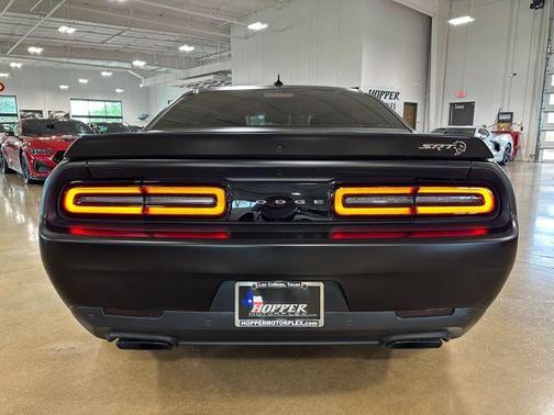 Pitch Black Clearcoat 2023 Dodge Challenger SRT Hellcat